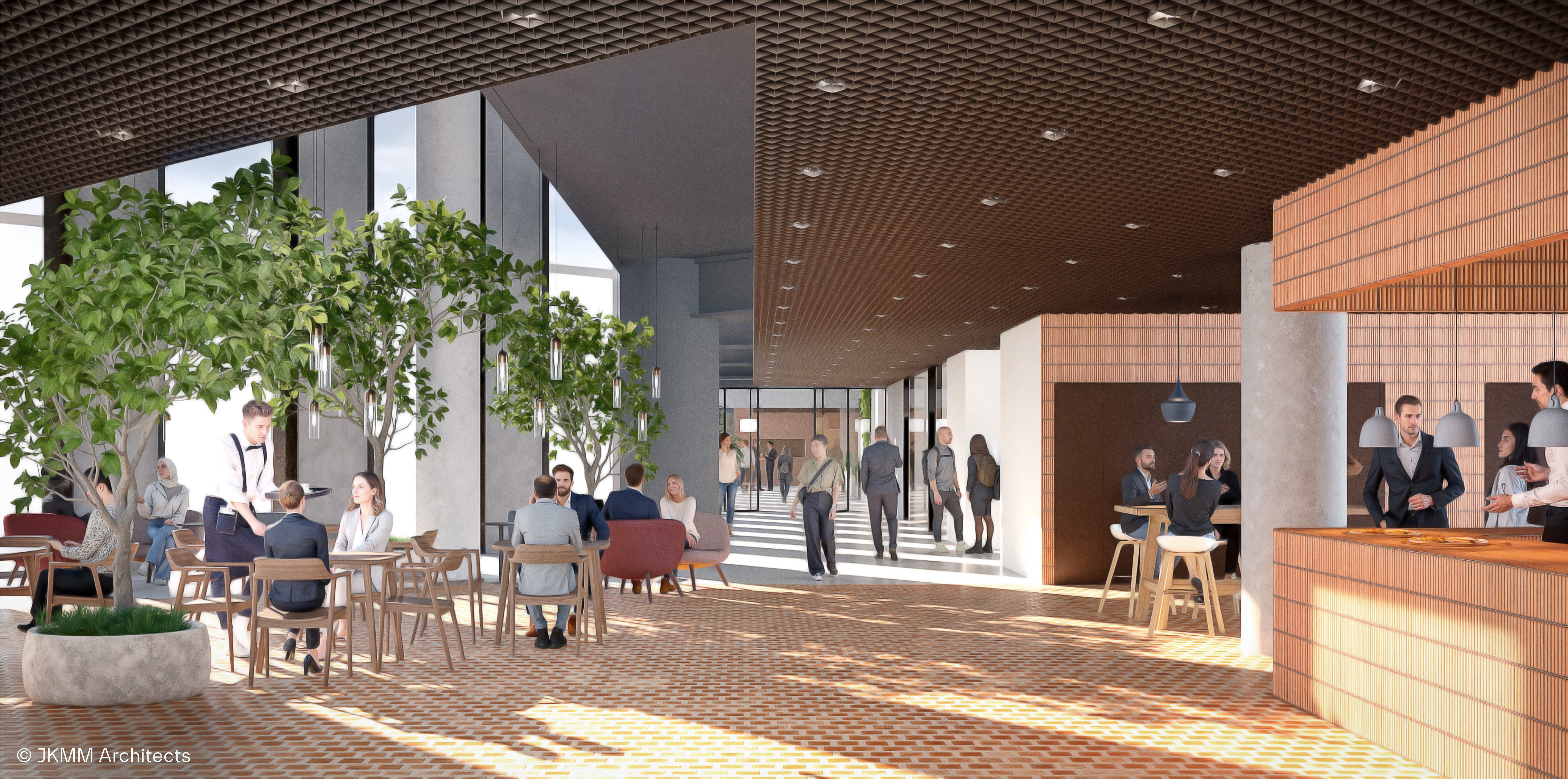 JKMM - PASILAN KESKITORNI - RAVINTOLA 5KRS © JKMM Architects